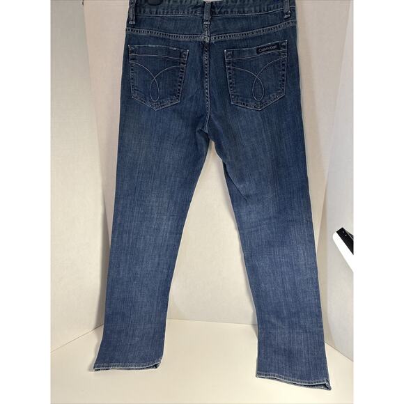 Calvin Klein Women's Size 6 Stretch Medium Wash Skinny Leg 5 Pocket Jeans - Picture 5 of 10